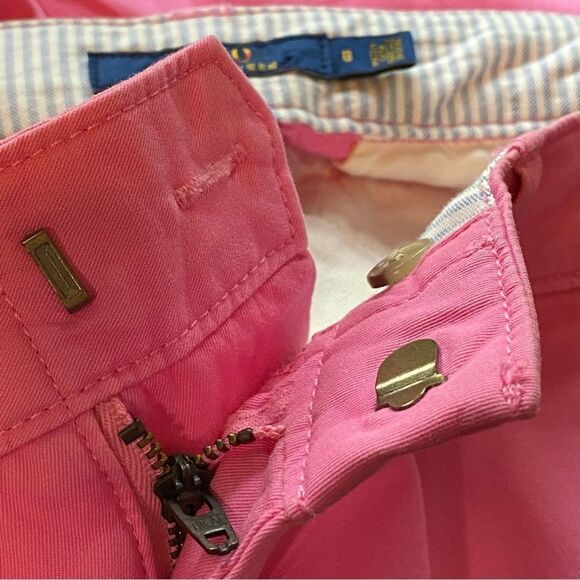Polo Ralph Lauren Pink Chino Style Ankle Pants Size 8 - Picture 4 of 12